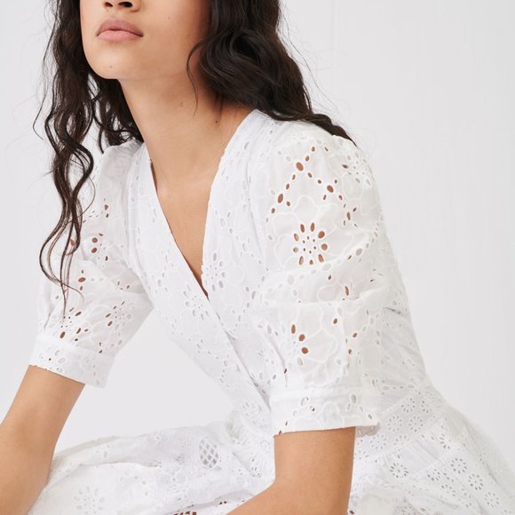Maje Rayenette Lace Embroidered Dress - Picture 3 of 4